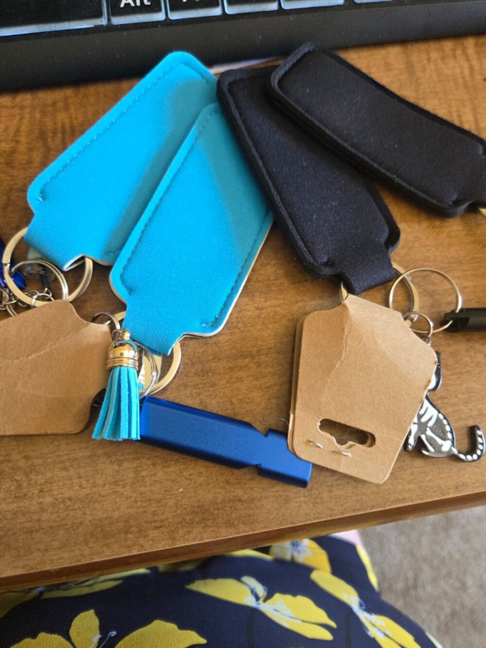 luggage tag -key chain handmade